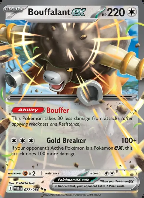 Bouffalant ex 077/086 — reference scan