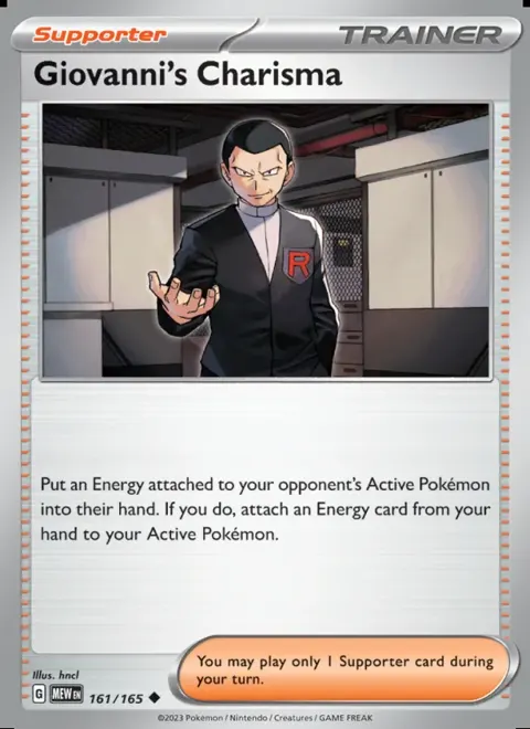Giovanni's Charisma 161/165 — reference scan