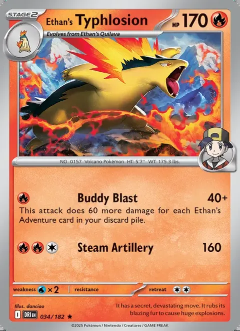 Ethan's Typhlosion 034/182 — reference scan