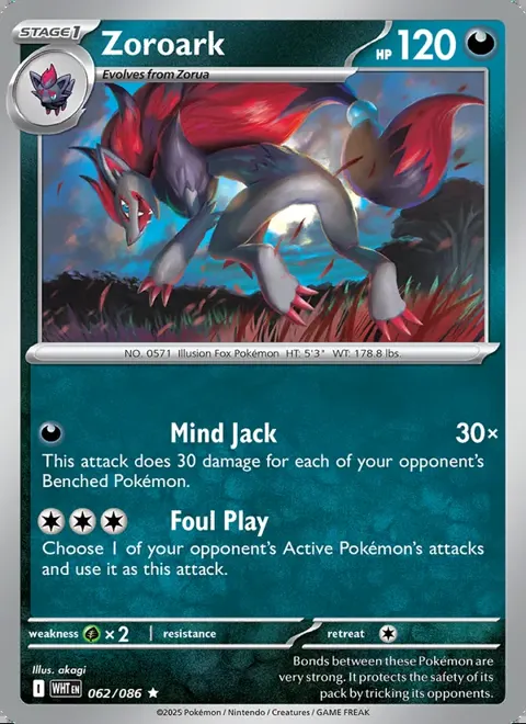 Zoroark 062/086 — reference scan