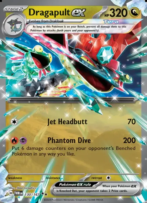 Dragapult ex 130/167 — reference scan