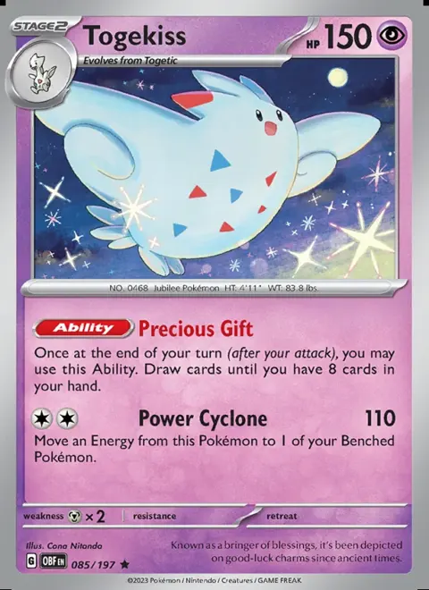 Togekiss 085/197 — reference scan