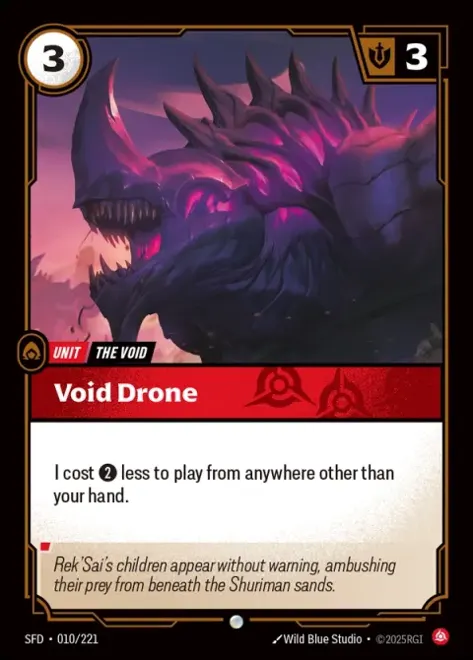 Void Drone 010/221 — reference scan