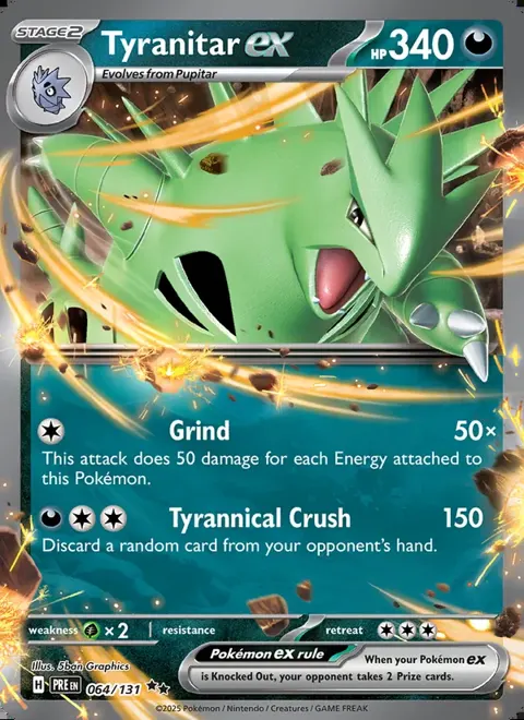 Tyranitar ex 064/131 — reference scan