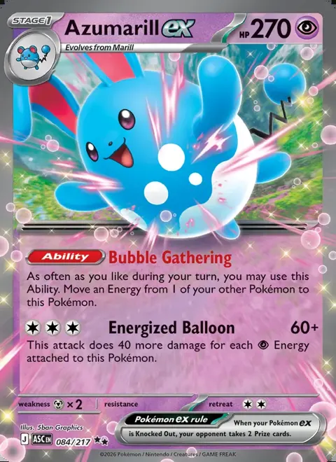 Azumarill ex 084/217 — reference scan