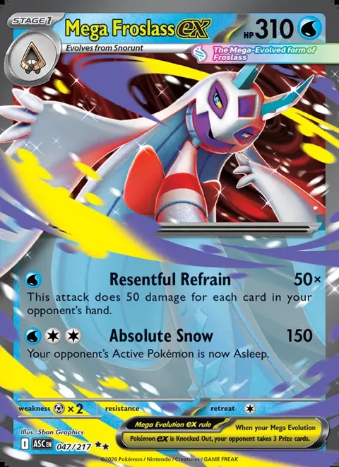 Mega Froslass ex 047/217 — reference scan