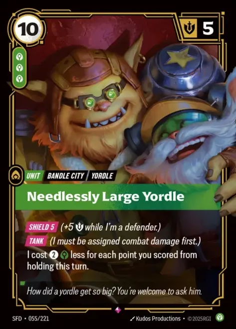 Needlessly Large Yordle 055/221 — reference scan