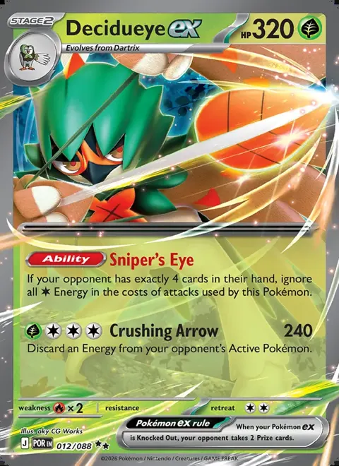Decidueye ex 012/088 — reference scan