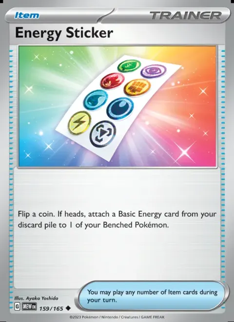 Energy Sticker 159/165 — reference scan