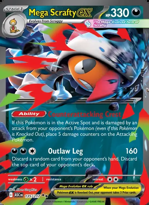 Mega Scrafty ex 135/217 — reference scan
